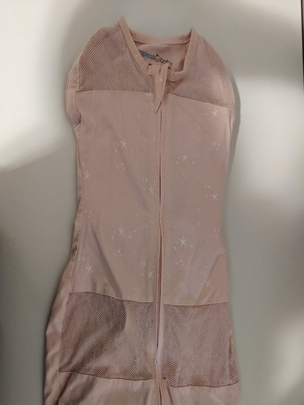 Happiest Baby Sleepea 5-Second Swaddle Rose Stars Pink Size M
